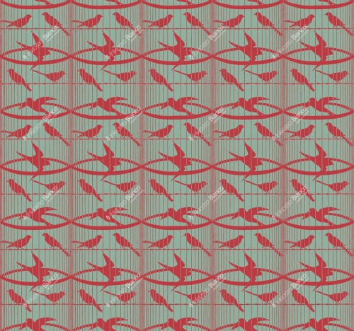 Fototapeta ptaki Inkiostro Bianco GABBIA D'ORO INKBKNN2504 Ken Scott Unconventional