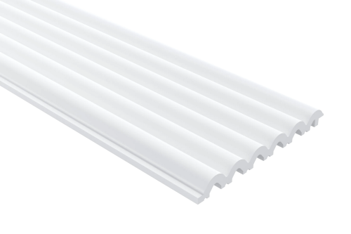 Panel 3D / Lamela biała malowana L0401TP Sereno Lamelli Mardom Decor – wys. 200 cm