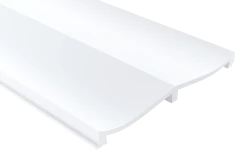 Panel ścienny malowany biały 3D WP004TP Eterno Mardom Decor – wys. 200 cm