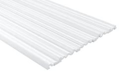 Panel ścienny 3D malowany biały WP005P Aria Mardom Decor – wys. 270 cm