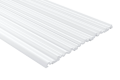Panel ścienny 3D malowany biały WP005TP Aria Mardom Decor – wys. 200 cm