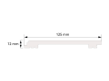 Listwa – boazeria angielska BW001T Mardom Decor – szer. 12 cm