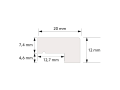 Zwieńczenie / listwa TP002 Mardom Decor – wys. 2 cm