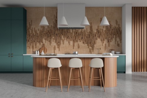 Fototapeta abstrakcyjna z efektem 3D Wall Art Abakus