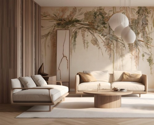 Fototapeta artystyczne gałązki akacji Wall Art Acacia