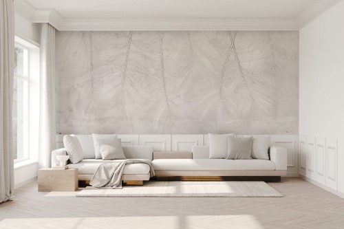 Fototapeta odciśnięte liście Wall Art Fresco Light