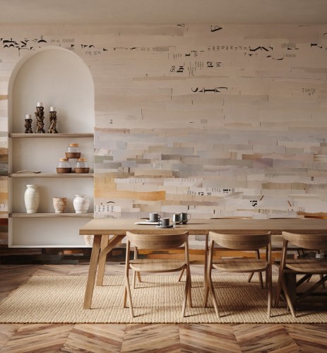 Fototapeta kolaż z fragmentów książek Wall Art Mare