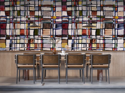 Fototapeta abstrakcyjna mozaika Wall Art Marocco