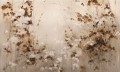 Fototapeta malarskie kwiaty Wall Art Marron