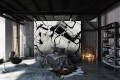 Fototapeta organiczne nieregularne formy Wall Art Memphis
