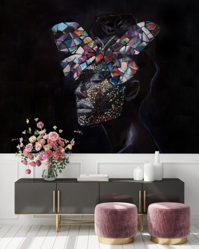 Fototapeta artystyczna twarz Wall Art Relax