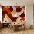 Fototapeta geometria w stylu retro Wall Art Retro
