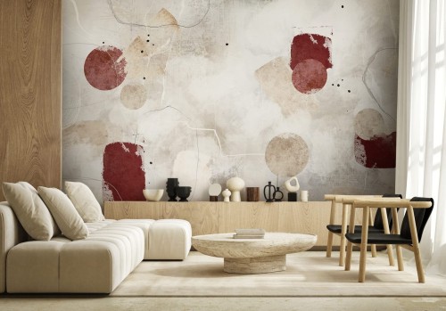 Fototapeta abstrakcyjna Wall Art Rojo