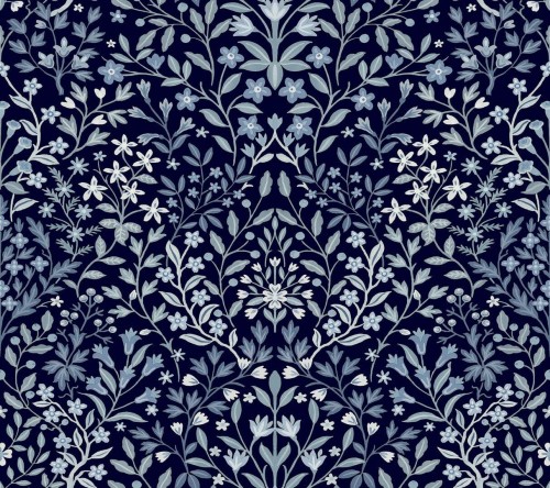 Tapeta roślinna w stylu cottage York Wallcoverings MF4723 Garden Terrace Magnolia Home 4