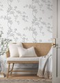 Tapeta delikatne gałązki z kwiatami magnolii York Wallcoverings MF4731 Magnolia Branches Magnolia Home 4