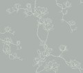 Tapeta delikatne gałązki z kwiatami magnolii York Wallcoverings MF4734 Magnolia Branches Magnolia Home 4