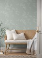 Tapeta delikatne gałązki z kwiatami magnolii York Wallcoverings MF4734 Magnolia Branches Magnolia Home 4