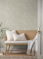 Tapeta delikatne gałązki z kwiatami magnolii York Wallcoverings MF4736 Magnolia Branches Magnolia Home 4