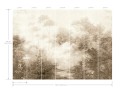 Mural krajobraz natury York Wallcoverings MF4807M Woodlands Magnolia Home 4