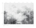 Mural krajobraz natury York Wallcoverings MF4808M Woodlands Magnolia Home 4