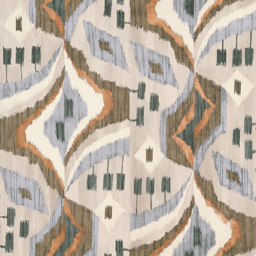 Tapeta w charakterze ikat Thibaut T12057 Artesian Vista