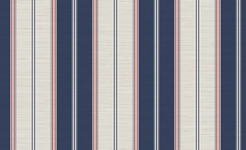 Tapeta naturalna grasscloth w pasy Wallquest SR21012 Nantucket Stripes Revisited