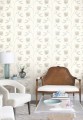 Tapeta naturalna z haftowanym wzorem York Wallcoverings MX9606 Laelynn Astoria