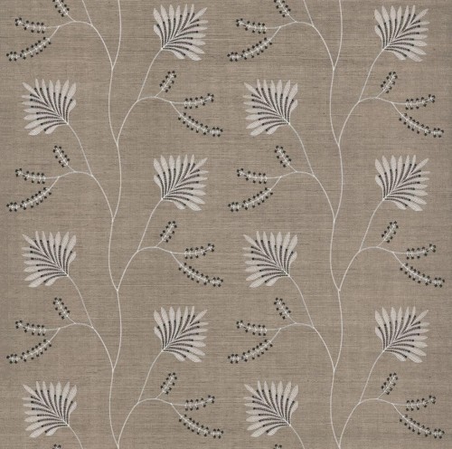 Tapeta naturalna z haftowanym wzorem York Wallcoverings MX9607 Laelynn Astoria