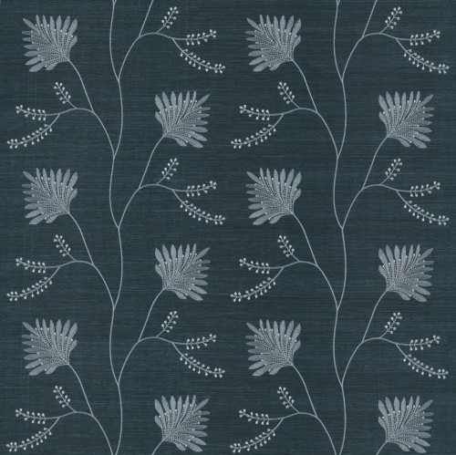 Tapeta naturalna z haftowanym wzorem York Wallcoverings MX9608 Laelynn Astoria