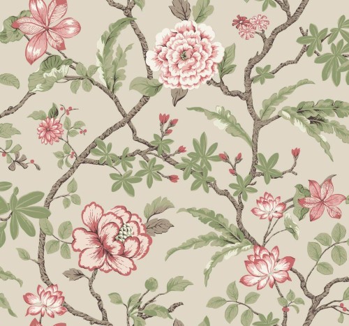 Tapeta botaniczna York Wallcoverings MX9653 Courtyard Botanical Astoria