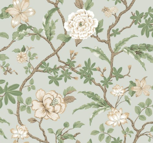 Tapeta botaniczna York Wallcoverings MX9654 Courtyard Botanical Astoria