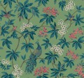 Tapeta botaniczna z ptakami York Wallcoverings MX9664 Peacock Estate Astoria