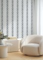Tapeta eleganckie pasy York Wallcoverings MX9692 Abbeys Garland Astoria