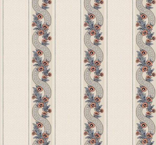 Tapeta eleganckie pasy York Wallcoverings MX9696 Abbeys Garland Astoria