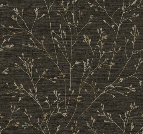 Tapeta z delikatnym roślinnym wzorem Wallquest TH90306 Fibres & Threads