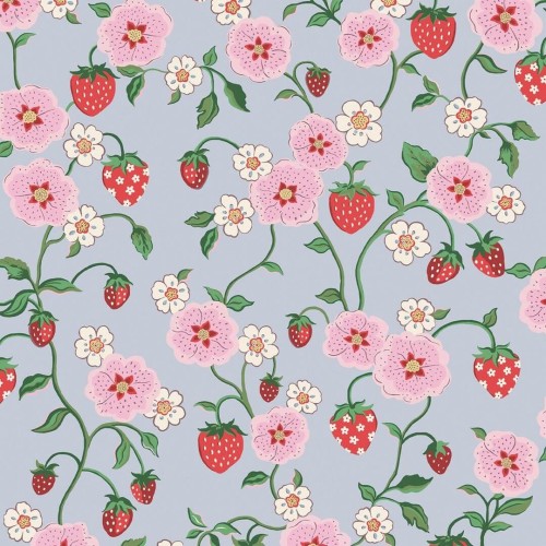 Tapeta kwiaty i owoce Cath Kidston 125532