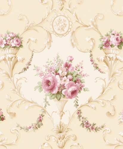 Tapeta z ornamentowym wzorem Galerie CI38230 Classic Silks 4