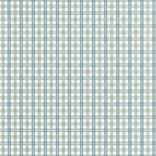Tapeta kratka Thibaut T44055 Huntley Plaid Stripes and Checks Resource