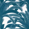 Tapeta liście palmy Thibaut T13910 Queen Palm Palm Grove