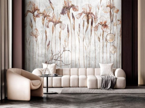 Fototapeta kwiaty irysy Wallcraft Alora 1025 31 2501