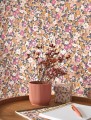 ! PROMO ! Tapeta kwiatki Casadeco FLOM 89215404 Pansy Flower Market - na stanie 2 rolki