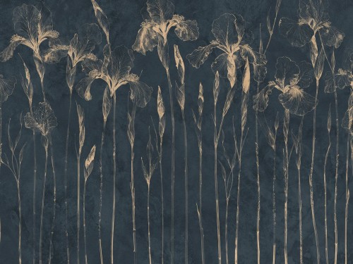 Fototapeta kwiaty irysy Wallcraft Alora 1025 32 2501