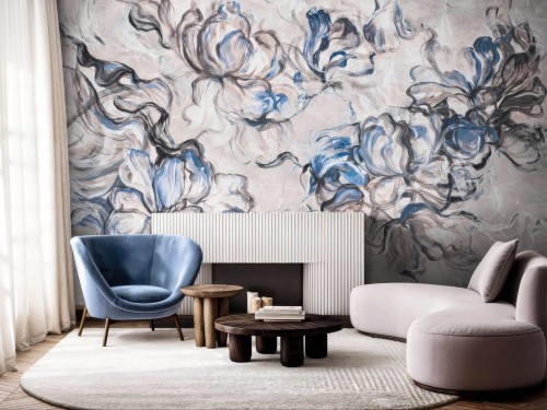 Fototapeta eteryczne kwiaty Wallcraft Azzura 1100 31 2501
