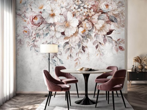 Fototapeta akwarela kwiaty Wallcraft Mirelli 1045 31 2501