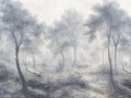 Fototapeta krajobraz zamglonych drzew Wallcraft Nebbia 1085 31 2501