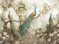 Fototapeta botaniczny ogród – pawie Wallcraft Sensai 1070 31 2501