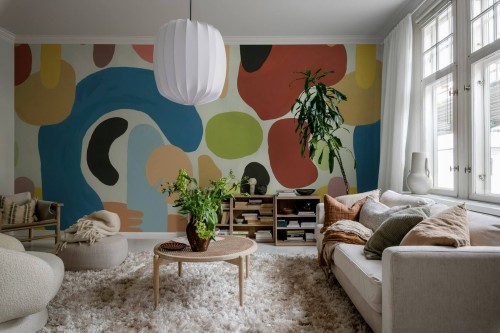 Fototapeta abstrakcyjna Rebel Walls R18907 Color Clicks Rainbow Hot Pops