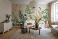 Fototapeta roślinna Rebel Walls R18925 Happy Plants Pastel Hot Pops