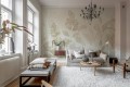 Fototapeta roślinna Rebel Walls R18926 Happy Plants Beige Hot Pops