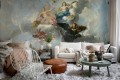 Fototapeta klasyczny fresk Rebel Walls R20551 Royal Magnificence Blue Hot Pops